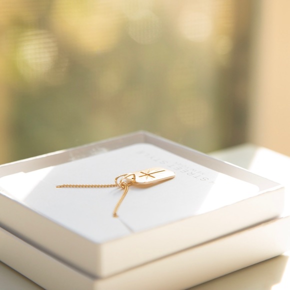 Gold Cross Necklace - Picture 5 of 8